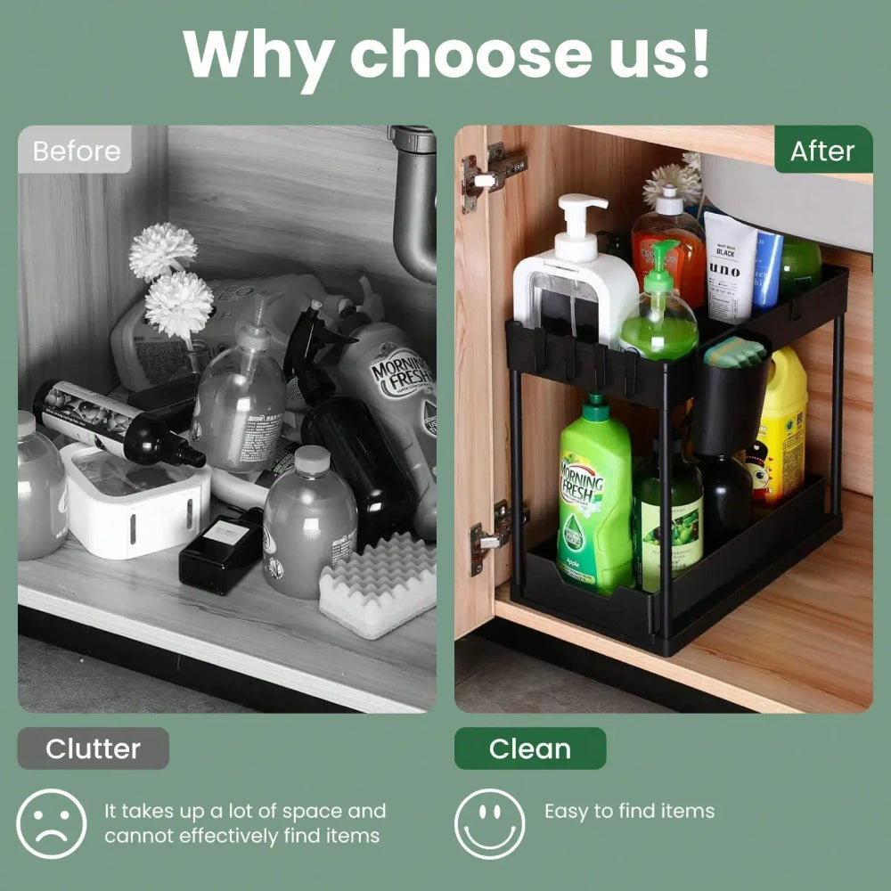 2-Tier Under Sink Organizer